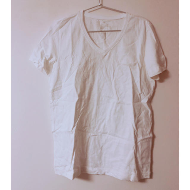 MUJI (無印良品)(ムジルシリョウヒン)のTシャツ ホワイト XL レディースのトップス(Tシャツ(半袖/袖なし))の商品写真