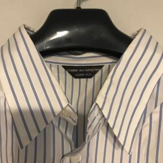 コムデギャルソンオムプリュス(COMME des GARCONS HOMME PLUS)のコムデギャルソン ストライプシャツ 美品(シャツ)