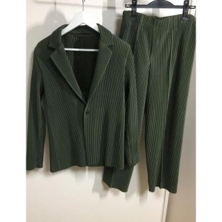 イッセイミヤケ(ISSEY MIYAKE)のissey miyake オムプリッセ(セットアップ)