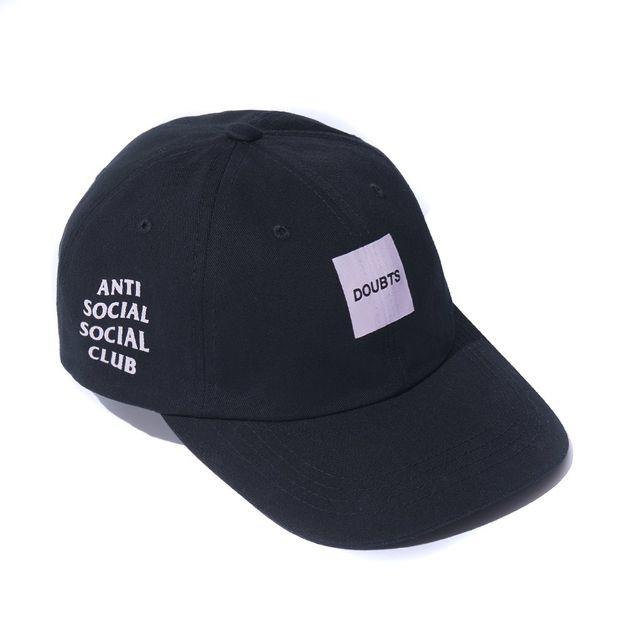 anti social social club cap black