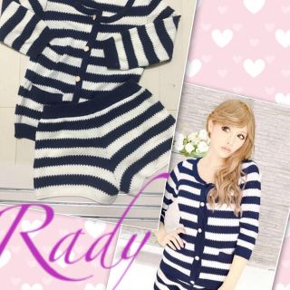 レディー(Rady)のrady♡ボーダーセットアップ♡(ミニワンピース)