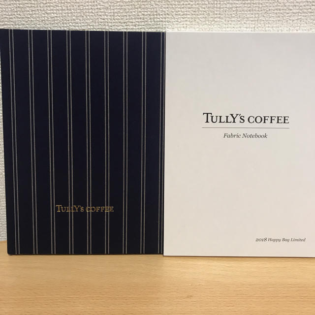 TULLY'S COFFEE(タリーズコーヒー)の新品未使用タリーズファブリックノート インテリア/住まい/日用品の文房具(ノート/メモ帳/ふせん)の商品写真