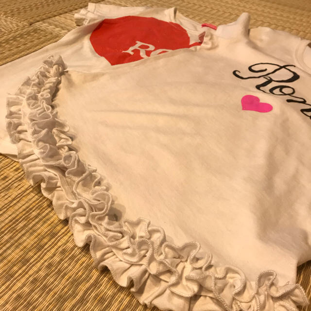 RONI(ロニィ)のRONI  白Tシャツ  2枚組☆ キッズ/ベビー/マタニティのキッズ服女の子用(90cm~)(Tシャツ/カットソー)の商品写真