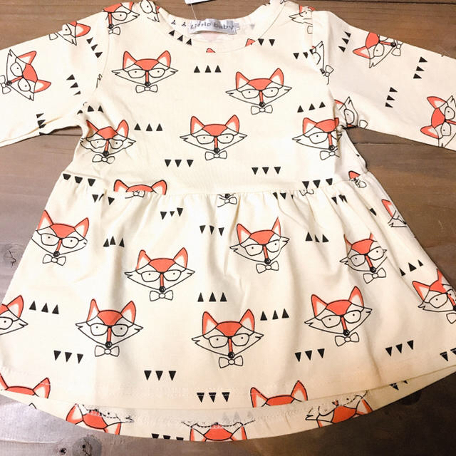 （値下げしました）キッズワンピース100 キッズ/ベビー/マタニティのキッズ服女の子用(90cm~)(ワンピース)の商品写真