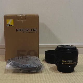 ニコン(Nikon)の美品！◆Nikon AF-S NIKKOR 50mm f/1.8G(レンズ(単焦点))