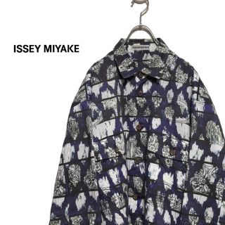 イッセイミヤケ(ISSEY MIYAKE)の ISSEY MIYAKE イッセイミヤケ デザインシャツ(シャツ)