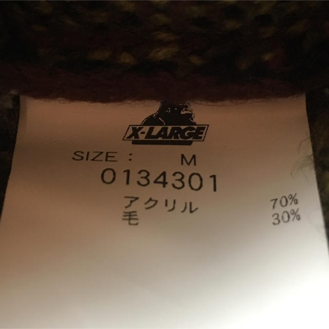 XLARGE(エクストララージ)の10月3日まで 丸に蔦様専用 X-LARGE 迷彩 セーター メンズのトップス(ニット/セーター)の商品写真