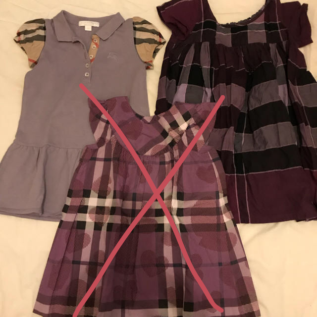 BURBERRY(バーバリー)のご確認用 バーバリー 4y キッズ/ベビー/マタニティのキッズ服女の子用(90cm~)(ワンピース)の商品写真