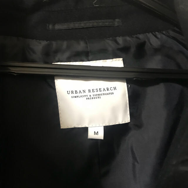 URBAN RESEARCH(アーバンリサーチ)のアーバンリサーチ ステンカラー ネイビー メンズのジャケット/アウター(ステンカラーコート)の商品写真