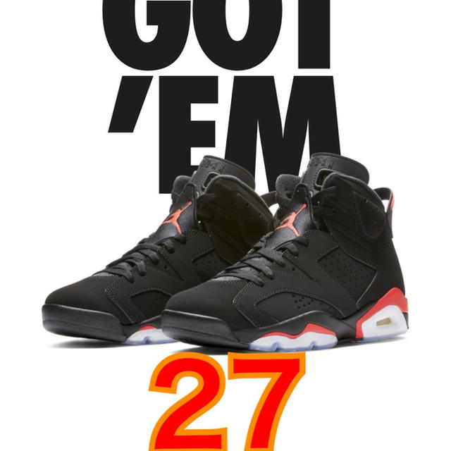 NIKE エアジョーダン6 レトロ INFRARED air jordan6