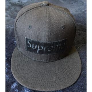 シュプリーム(Supreme)のsupreme newera 1 1/4 ネイビー ボックロゴ(キャップ)