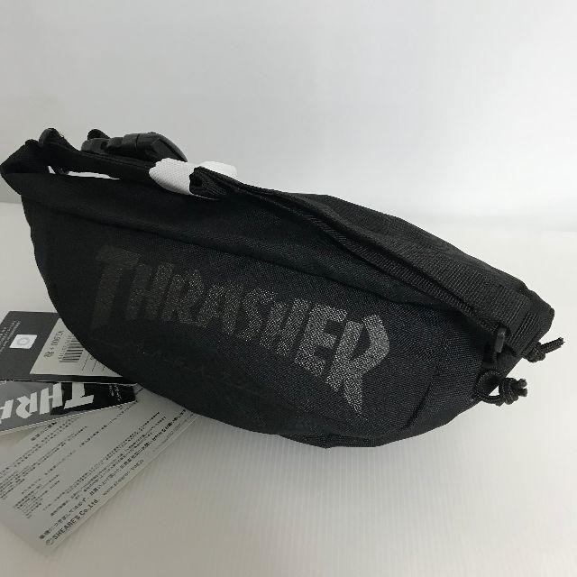 THRASHER(スラッシャー)のTHRASHER THRFL3900 BLK/YELTG スラッシャー バッグ メンズのバッグ(ウエストポーチ)の商品写真