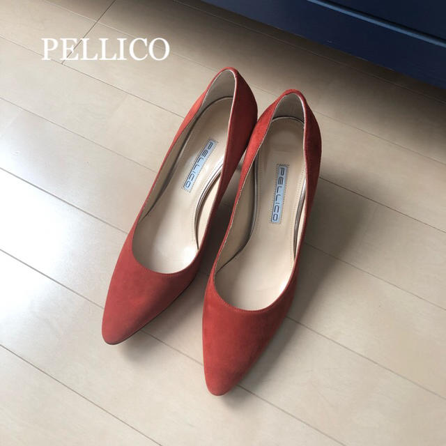 極美品⭐️定価51840円、PELLICO／ペリーコ スエード パンプス 38