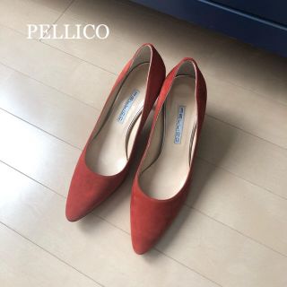 ドゥーズィエムクラス(DEUXIEME CLASSE)の極美品⭐️定価51840円、PELLICO／ペリーコ スエード パンプス 38(ハイヒール/パンプス)