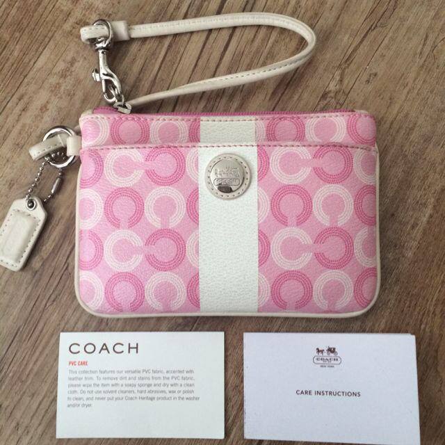 COACH(コーチ)のCOACH リストレット ミニポーチ レディースのファッション小物(ポーチ)の商品写真