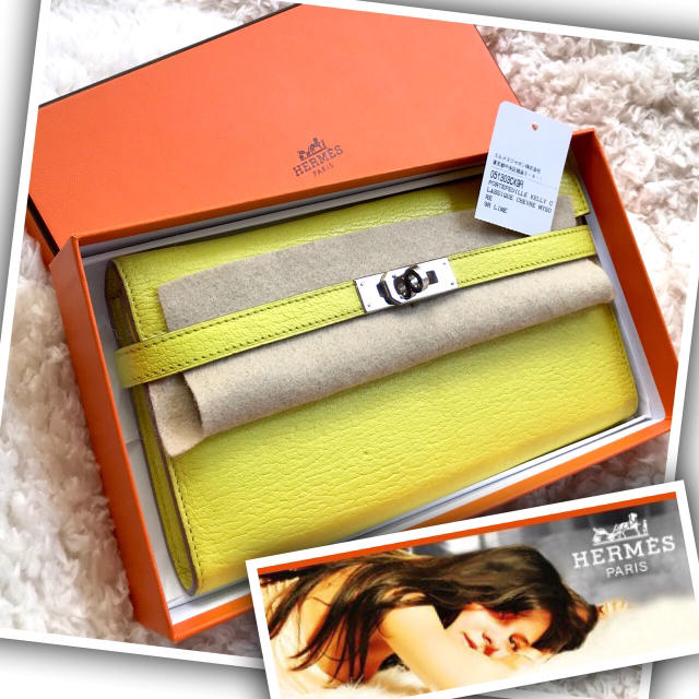 H - 【美品☆正規品】HERMES 財布/ケリーウォレット 長財布の通販