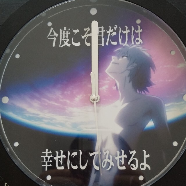 ヱヴァンゲリヲンカヲルWall Clock エンタメ/ホビーのアニメグッズ(その他)の商品写真