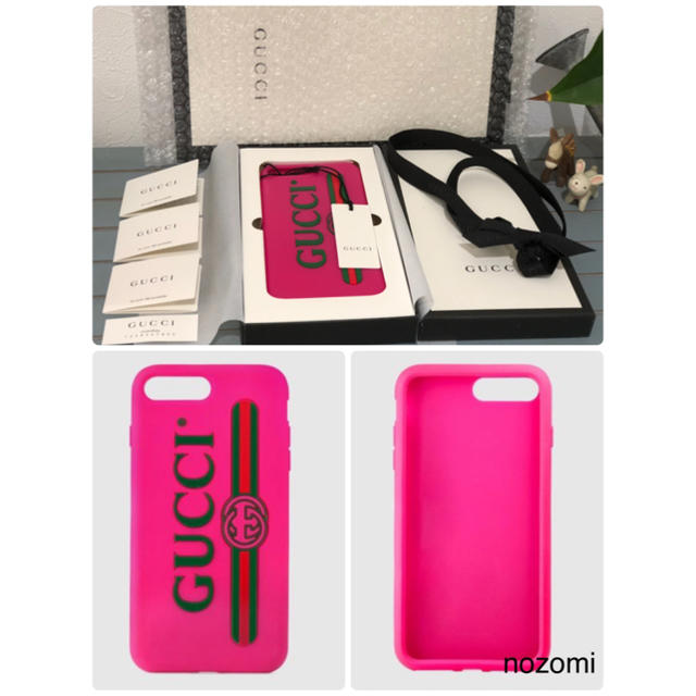 Gucci - 2018クルーズ  GUCCI プリント iPhone 📱７/８+ ケース🌱の通販 by 🌸rabbit🐰 's shop🌸｜グッチならラクマ