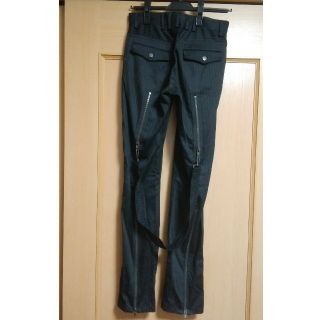 BLACK PEACE NOW ブーツカットパンツ ボタンデザイン ロック M