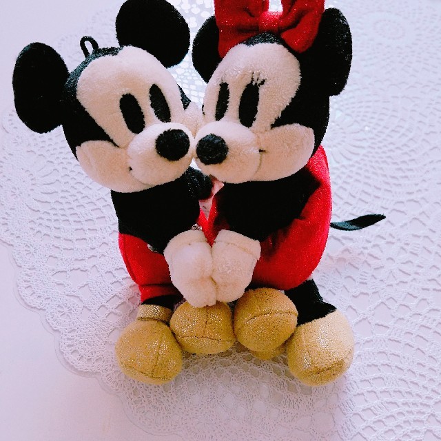 4℃(ヨンドシー)の4℃  ミッキーミニーマスコット エンタメ/ホビーのおもちゃ/ぬいぐるみ(キャラクターグッズ)の商品写真