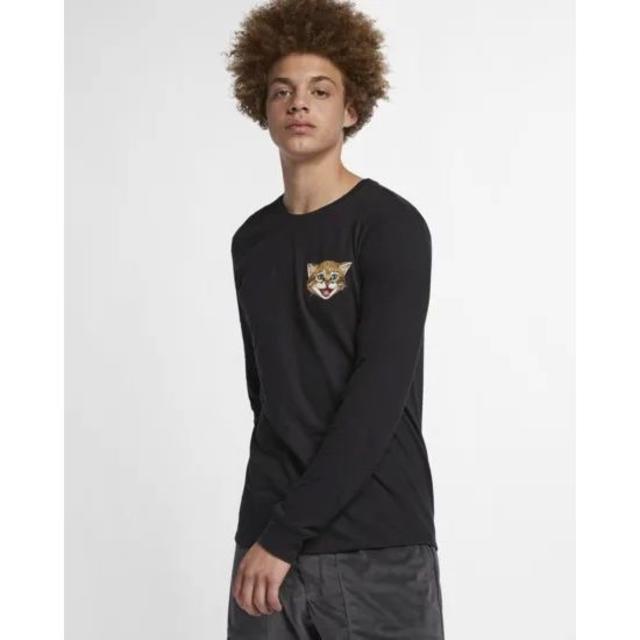 Nike SB Cat Scratch QS 長袖 Tシャツ S 黒