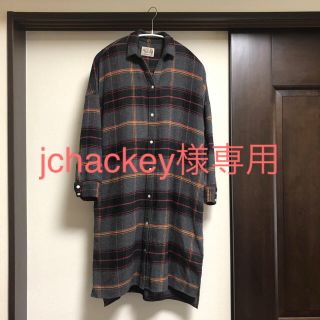 ヒステリックグラマー(HYSTERIC GLAMOUR)の《売約済 jchackey様》ヒステリックグラマー ロングシャツ(ロングワンピース/マキシワンピース)