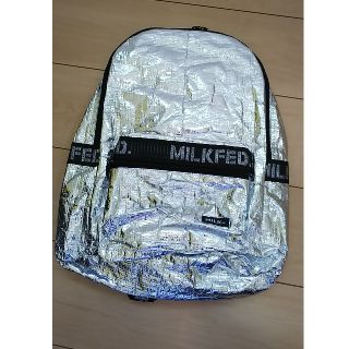 ミルクフェド(MILKFED.)の【ヨハネさん専用】ミルクフェド リュック シルバー(リュック/バックパック)