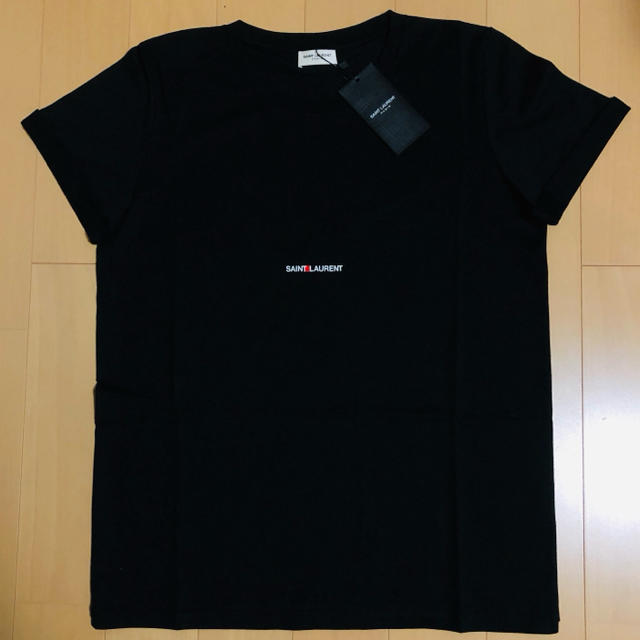 新品 Saint Laurent Logo Print Tee サンローラン S