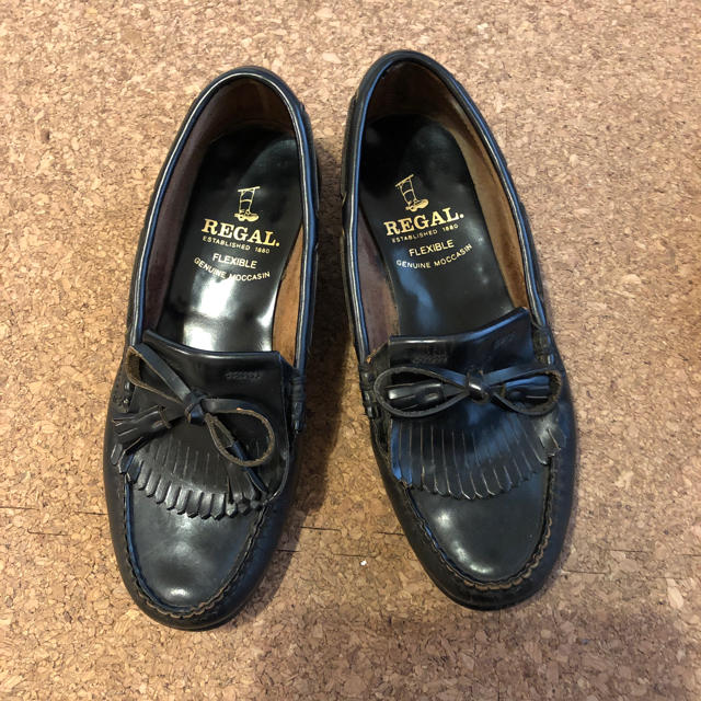 REGAL(リーガル)のお値下げ☆REGAL ブラック ローファー レディースの靴/シューズ(ローファー/革靴)の商品写真