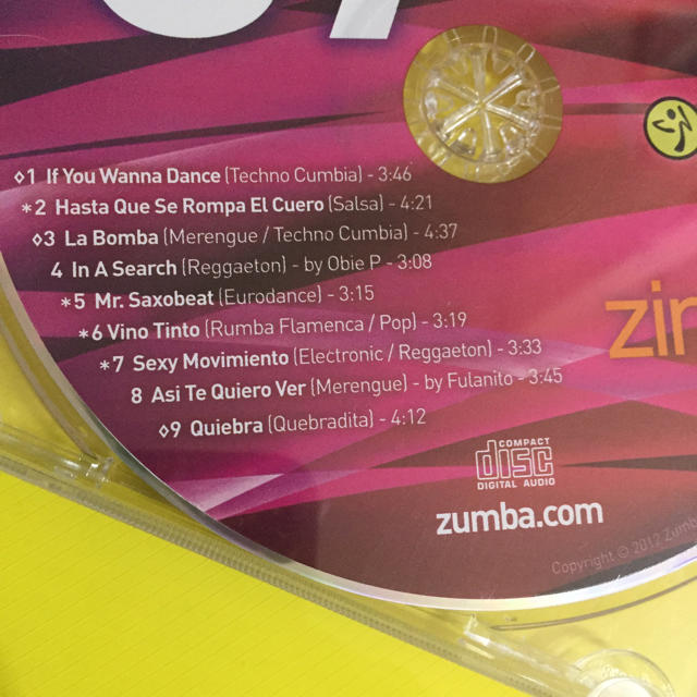 Zumba(ズンバ)のzin３７CD  ズンバ エンタメ/ホビーのCD(クラブ/ダンス)の商品写真