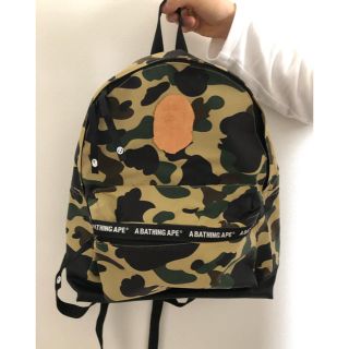 アベイシングエイプ(A BATHING APE)のA BATHING APE カモ柄 バックパック(バッグパック/リュック)