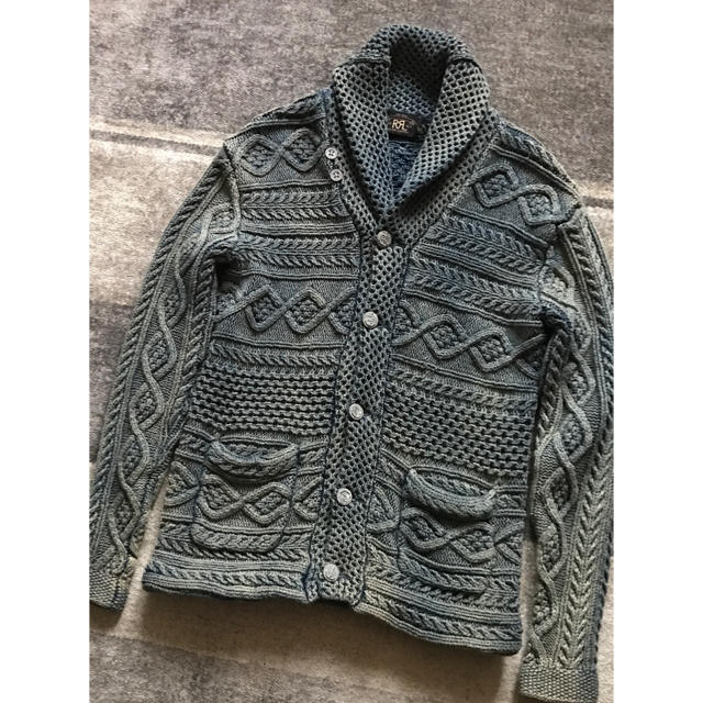 RRL - RRL ラルフローレン フェアアイル ショールカラー ニット カーディガン XSの通販 by ★ USA vintage