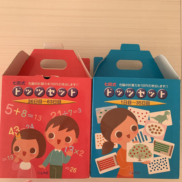 七田式ドッツカード キッズ/ベビー/マタニティのおもちゃ(知育玩具)の商品写真