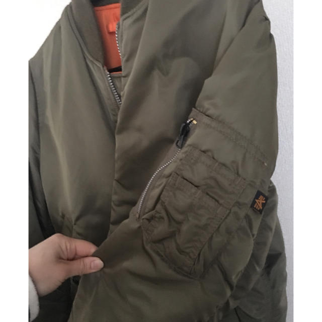 alpha(アルファ)のALPHA MA-1 ジャケット レディースのジャケット/アウター(ブルゾン)の商品写真
