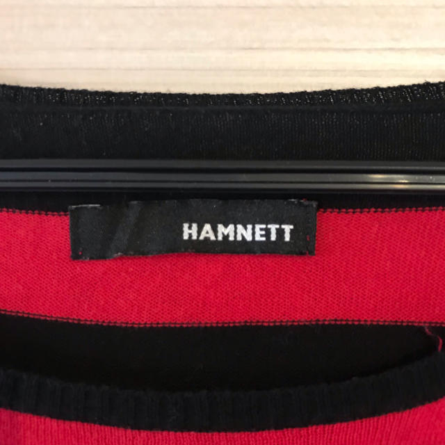 HAMNETT(ハムネット)のHAMNET ハムネット ボーダーニット メンズのトップス(ニット/セーター)の商品写真