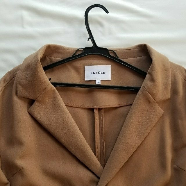 ENFOLD(エンフォルド)の最終エンフォルドオーバーサイズロングトレンチコート レディースのジャケット/アウター(ロングコート)の商品写真