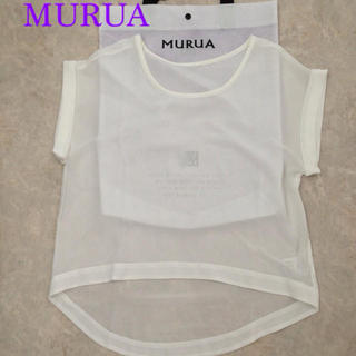 ムルーア(MURUA)のMURUA♡シースルーTOPS(Tシャツ(半袖/袖なし))