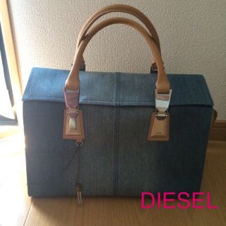 ディーゼル(DIESEL)のDIESEL デニムバック(ハンドバッグ)