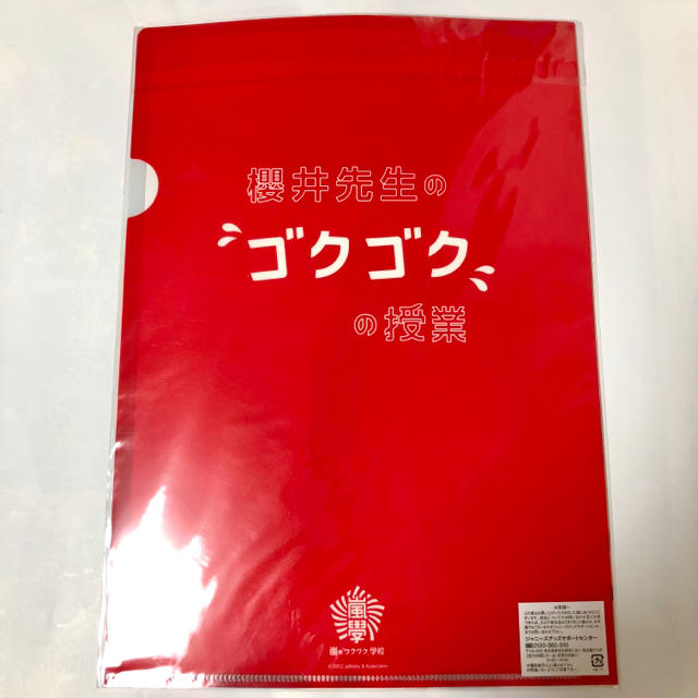 嵐(アラシ)の嵐 クリアファイル ワクワク学校 エンタメ/ホビーのタレントグッズ(アイドルグッズ)の商品写真