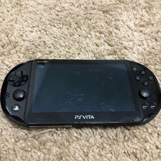 プレイステーションヴィータ(PlayStation Vita)のvita pch-2000 ブラック(家庭用ゲーム機本体)