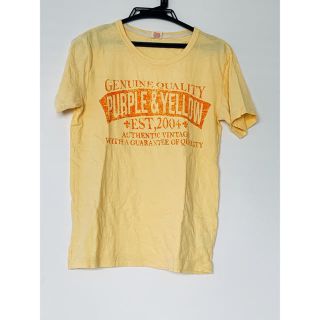 purple&yellow Tシャツ メンズ(Tシャツ/カットソー(半袖/袖なし))