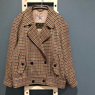 バーバリー(BURBERRY)のBurberry vintage超美品 ビッグシルエット ウール アウター春まで(ロングコート)