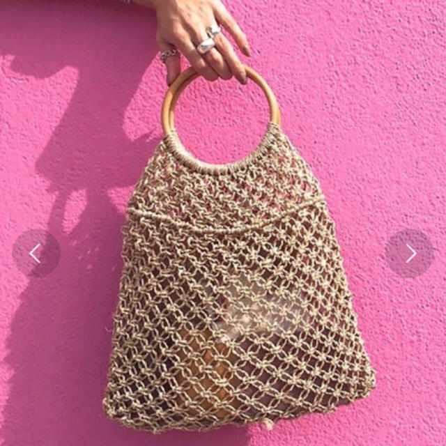 todayful / circle hand abaca bag