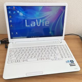 エヌイーシー(NEC)のWin10/ NEC PC-LS150DS6W /HDD 320/メモリ4GB(ノートPC)