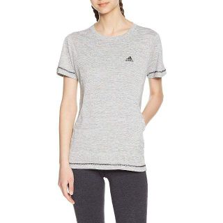 アディダス(adidas)の新品 ★ アディダス 半袖 Tシャツ Mサイズ EUA47 ヘザーグレー(Tシャツ(半袖/袖なし))