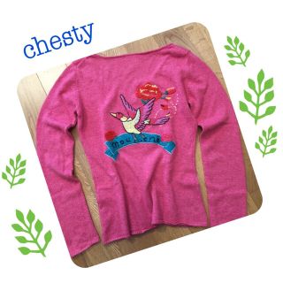 チェスティ(Chesty)のchesty バード刺繍ニット♡(ニット/セーター)