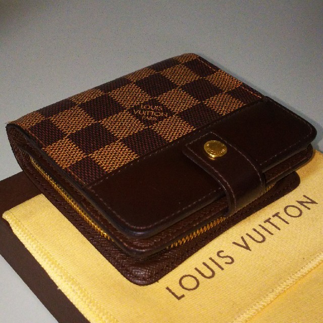 【正規品】LOUIS VUITTON コンパクト ジップ エベヌ