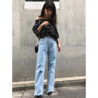 H/W カットオフワイドPT mink tokyo(デニム/ジーンズ)