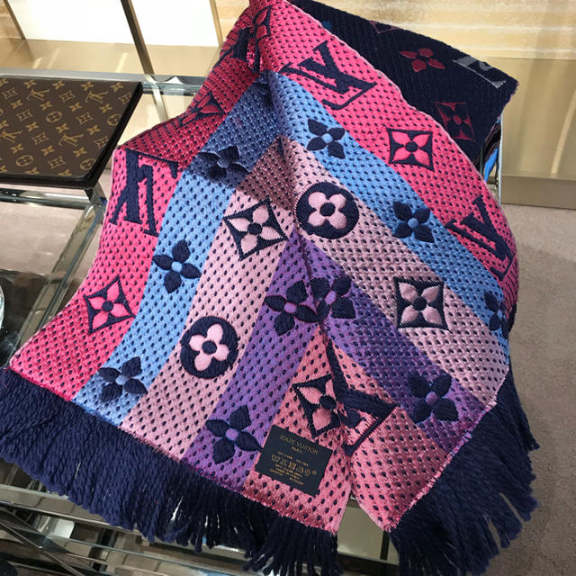 LOUIS VUITTON - ルイヴィトン ロゴマニア レインボー マフラー 新品未