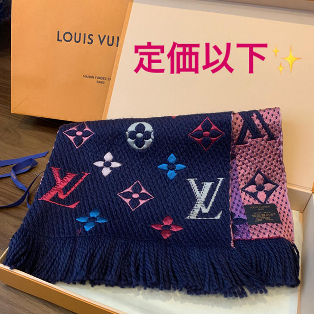 新品未使用 LOUIS VUITTON ルイヴィトン エシャルプ・ロゴマニア